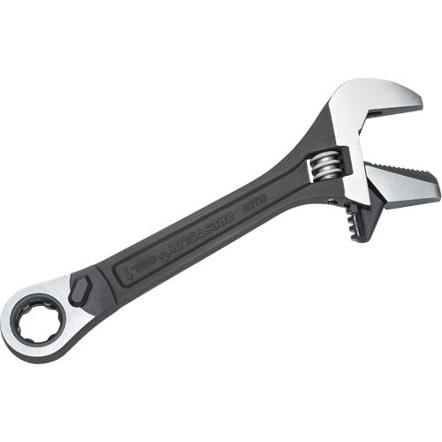 11-Piece Pass-Thru X6 Adjustable Wrench & Spline Socket Set, 13" L, 2-27/50" Max Width, Black Phosphate Nia-Chem Ltd.