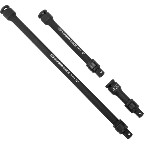 3-Piece Impact Locking Extension Set, 3/8" Drive, Manganese Phosphate Finish, 3 Pcs Nia-Chem Ltd.