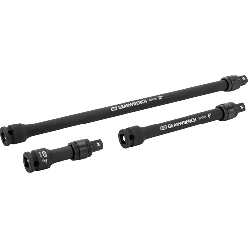 3-Piece Impact Locking Extension Set, 3/8" Drive, Manganese Phosphate Finish, 3 Pcs Nia-Chem Ltd.