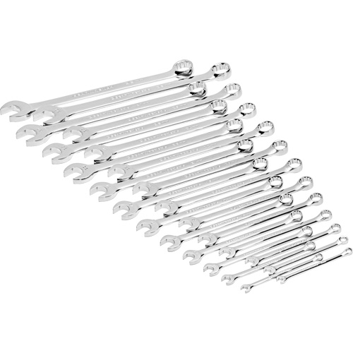 12-Point Long Pattern Combination Metric Wrench Set in Foam Storage Tray, Open-Ended, 24 Pieces, Metric Nia-Chem Ltd.