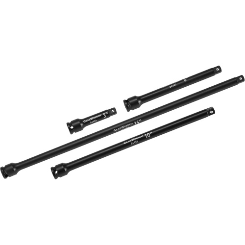 Jeu de rallonges &agrave; chocs, Prise de 3/8", Fini Phosphate de mangan&egrave;se, 4 Mcx Nia-Chem Ltd.