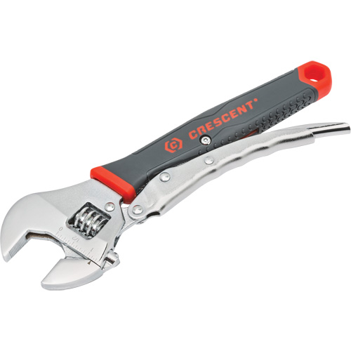 Locking Adjustable Dual Material Wrench, 10" L, 2-18/25" Max Width, Chrome/Polished Nia-Chem Ltd.