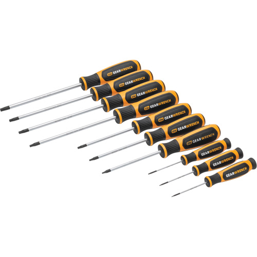 Jeu de tournevis bimat&eacute;riau Torx dans un plateau de rangement en mousse, 10 mcx Nia-Chem Ltd.