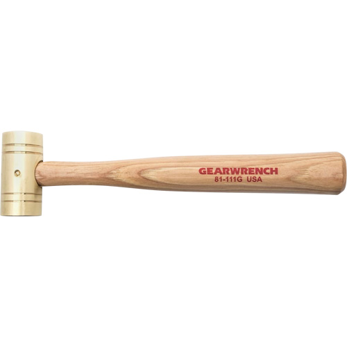 Marteau en laiton avec manche en noyer, Poids de la t&ecirc;te 1 lb, 11" lo Nia-Chem Ltd.