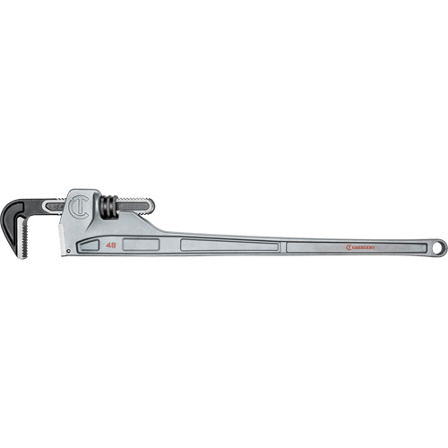 Cl&eacute; &agrave; tuyaux, Cap des m&acirc;choires 6", Longueur 48", Fini Rev&ecirc;tement en poudre, Prise Non-ergonomique Nia-Chem Ltd.