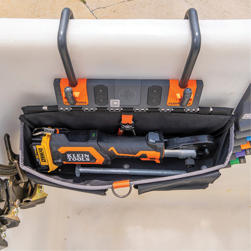 Bucket Work CentreS-Hook Large Pouch Module, Nylon, 3 Pockets, Black/Orange Nia-Chem Ltd.