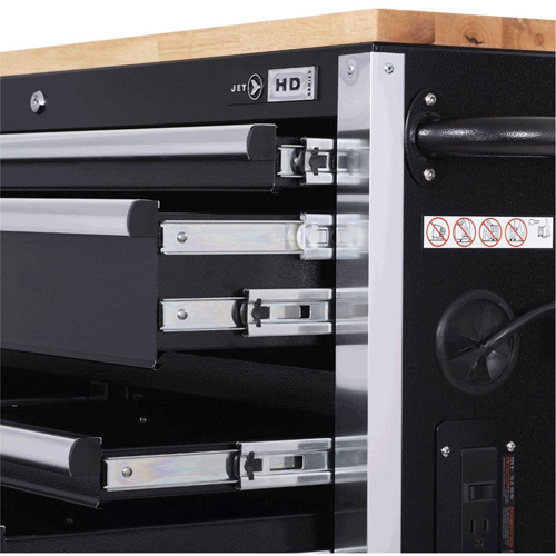 HDRC5212 HD Series Roller Cabinet, 12 Drawers, 51-1/4" W x 21" D x 40-3/10" H, Black Nia-Chem Ltd.