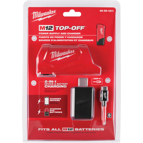 M12 TOP-OFF Power Supply and Charger, 12 V, Lithium-Ion Nia-Chem Ltd.