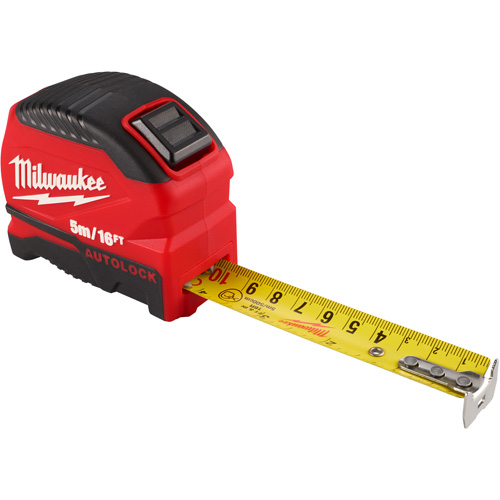Auto-Lock Tape Measure, 1" x 16' Nia-Chem Ltd.