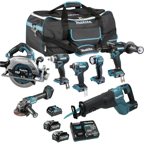 XGT Brushless 7-Tool Combo Kit, Lithium-Ion, 40 V Nia-Chem Ltd.