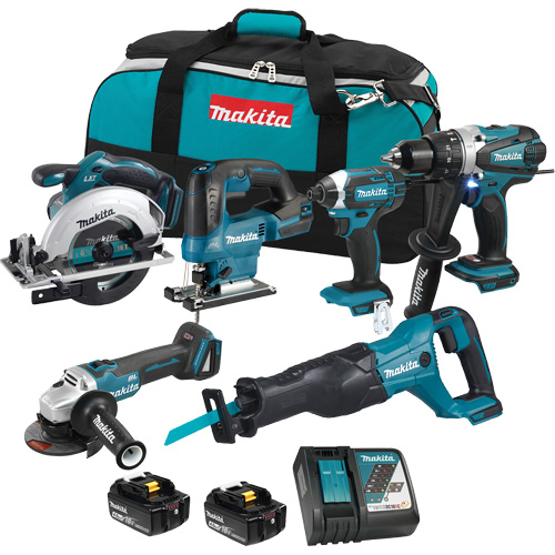 LXT 6-Tool Combo Kit, Lithium-Ion, 18 V Nia-Chem Ltd.