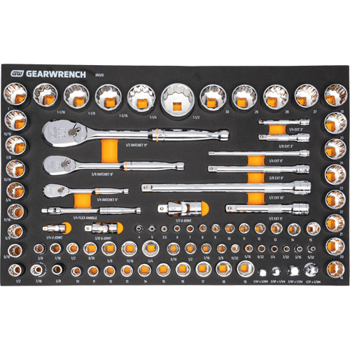 Mechanics Tool Set in Modular Foam Trays with Storage Unit, 194 Pieces Nia-Chem Ltd.
