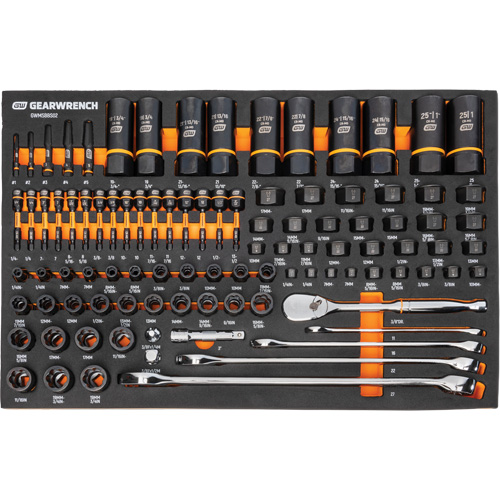 Mechanics Tool Set in Modular Foam Trays with Storage Unit, 247 Pieces Nia-Chem Ltd.