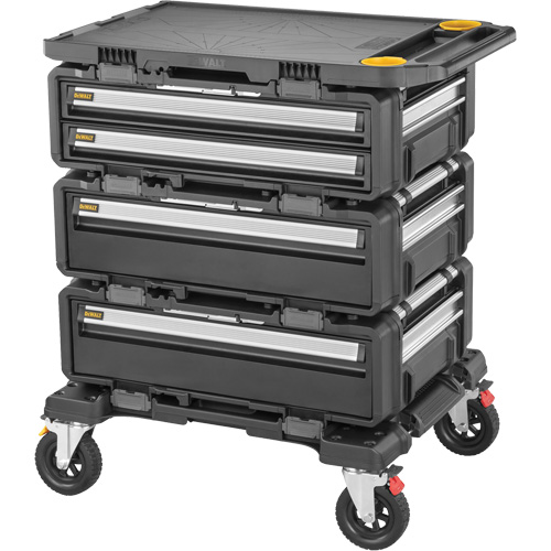Poste de travail modulaire 5-en-1 TOUGHSYSTEM 2.0 DXL, 34" x 25-4/5" x 39", Noir/Jaune Nia-Chem Ltd.
