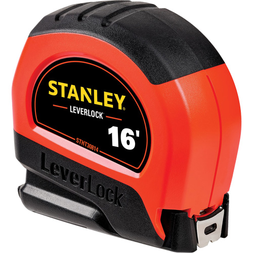 High-Visibility LEVERLOCK&reg; Tape Measure, 16', Imperial Graduations Nia-Chem Ltd.