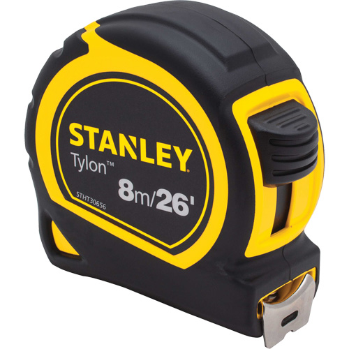 Tylon Measuring Tape, 1" x 26'/8 m, Imperial & Metric Graduations Nia-Chem Ltd.