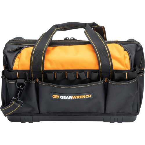 Sac &agrave; outils de 20" pour les professionnels, Nylon, 33 pochettes, Noir/Orange Nia-Chem Ltd.