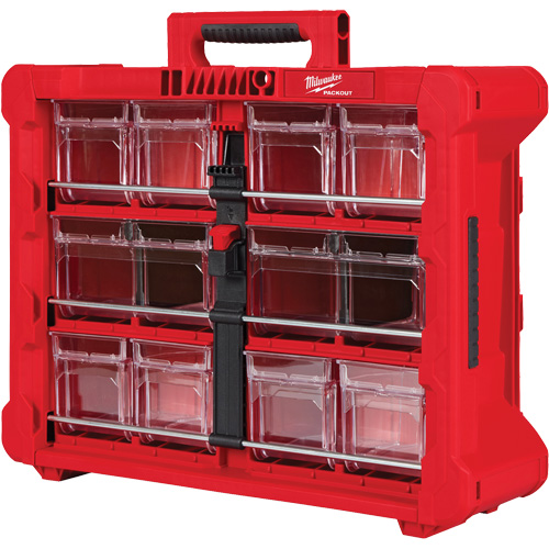 Organisateur PACKOUT &agrave; bac inclinable, 15-1/5" x 19-7/10" x 6-7/10", Noir/Rouge Nia-Chem Ltd.