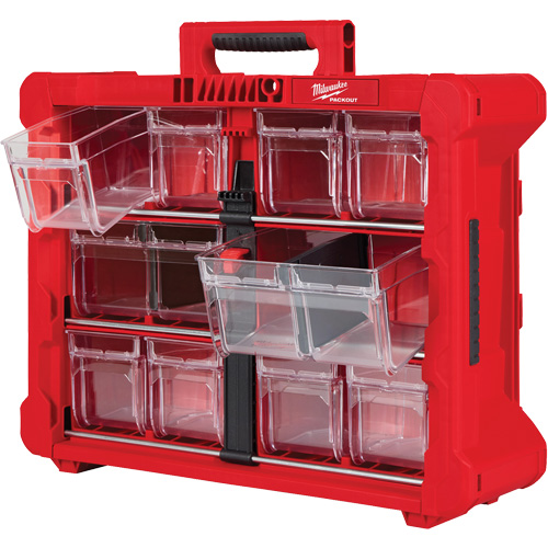 Organisateur PACKOUT &agrave; bac inclinable, 15-1/5" x 19-7/10" x 6-7/10", Noir/Rouge Nia-Chem Ltd.