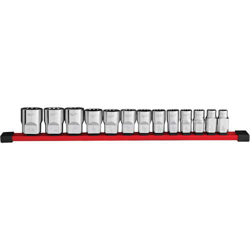 12-Point SAE Socket Set, 13 Pcs, 1/2" Drive Size Nia-Chem Ltd.