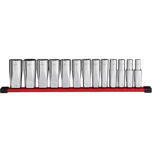 12-Point Deep Well SAE Socket Set, 13 Pcs, 1/2" Drive Size, Deep Nia-Chem Ltd.