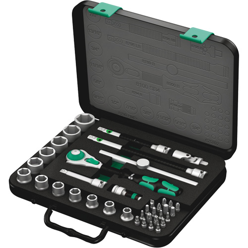 Jeu de cliquets rapides Zyklop 8100 SB 4, 38 Mcx, Prise de 3/8" Nia-Chem Ltd.