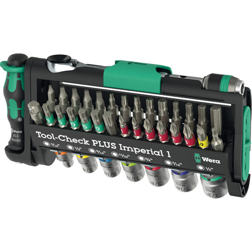 Tool-Check PLUS Imperial 1 Tool Set, 39 Pcs, 1/4" Drive Size Nia-Chem Ltd.