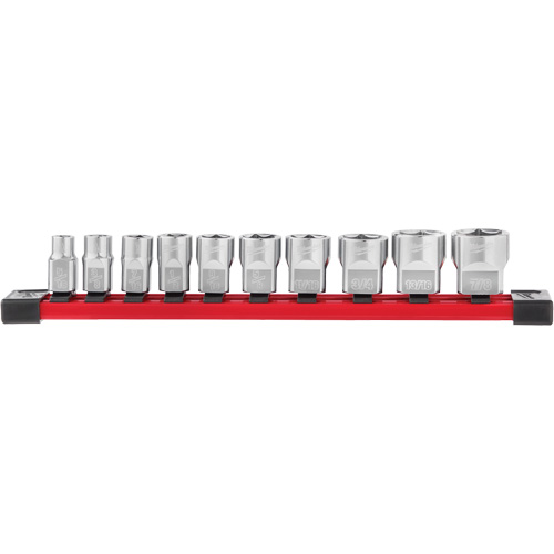 SAE Sockets with Four Flat Sides, 10 Pcs, 3/8" Drive Size Nia-Chem Ltd.