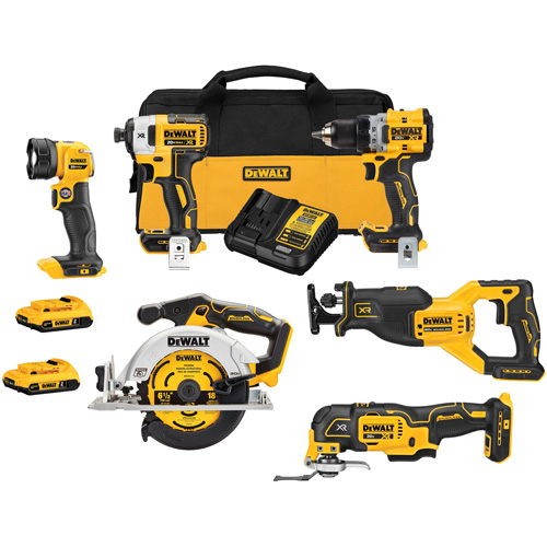 XR&reg; Cordless Brushless 6-Tool Combo Kit , Lithium-Ion, 20 V Nia-Chem Ltd.