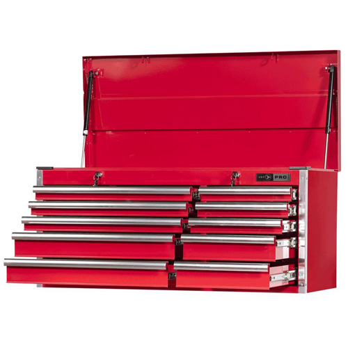 PMC4210 Pro Series Mechanics Chest, 40-3/10" W, 10 Drawers, Red Nia-Chem Ltd.