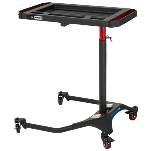 JUHT-100A Adjustable-Height Under-Hood ABS Tool Tray, 0 Drawers, 18-7/10" L x 31-17/20" W x 48-2/5" H, Black Nia-Chem Ltd.