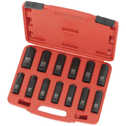 IPS-1312DM Metric Socket Set, 13 Pcs, Impact, 1/2" Drive Size, Deep Nia-Chem Ltd.
