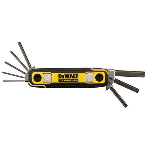 TOUGHSERIES Folding Locking Hex Key, 8 Pcs., Metric Nia-Chem Ltd.