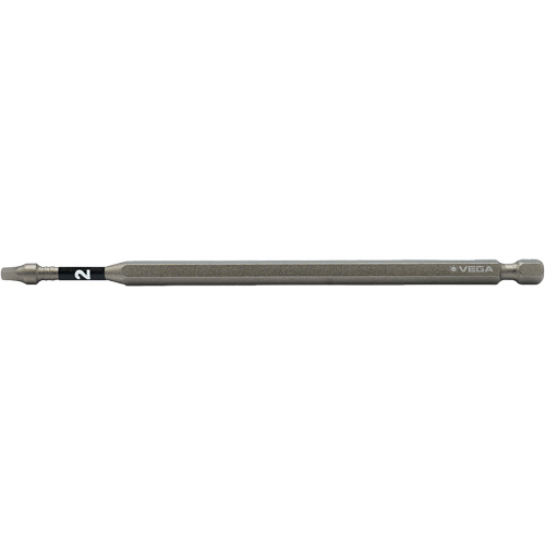 Impactech&reg; Power Bit, Square, #2 Tip, 1/4" Drive Size, 6" Length Nia-Chem Ltd.