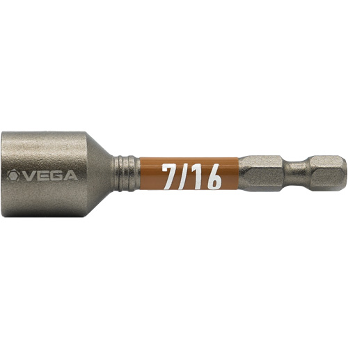 Tourne-&eacute;crou Impactech, Embout 7/16", Prise 1/4", 2-9/16" lo, Magn&eacute;tique Nia-Chem Ltd.