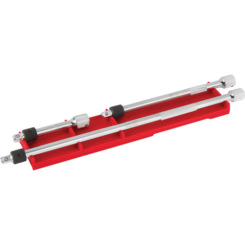 Jeu de rallonges verrouillables, Prise de 1/4", Fini Chrome, 3 M Nia-Chem Ltd.