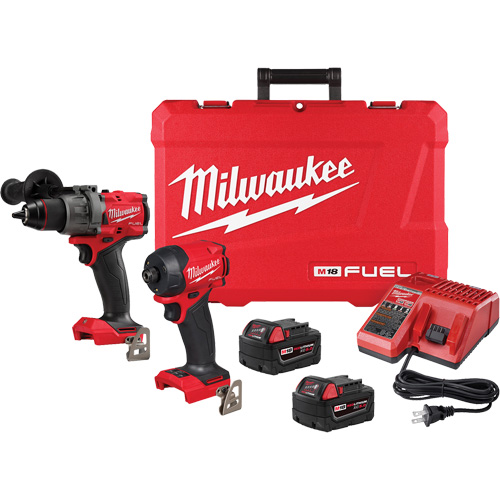 M18 FUEL 2-Tool ½” Hammer Drill Driver & SURGE ¼” Hex Hydraulic Driver Combo Kit, Lithium-Ion, 18 V Nia-Chem Ltd.