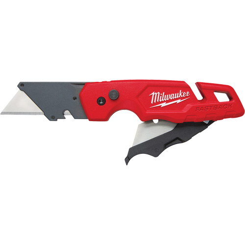 FASTBACK Folding Utility Knife with Blade Storage, Metal Handle Nia-Chem Ltd.