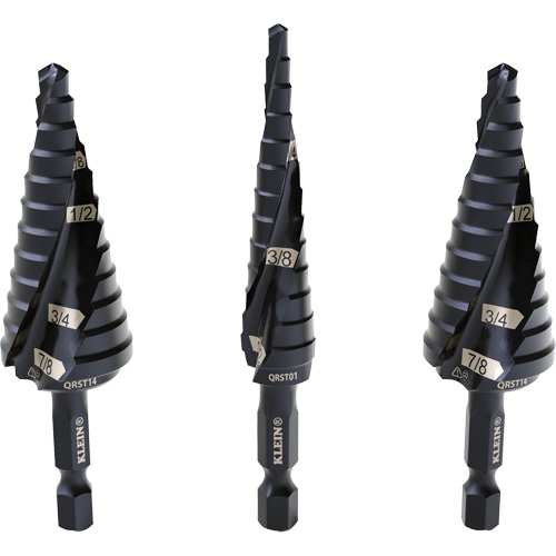 Step Drill Bit Set, 3 Pieces, High Speed Steel Nia-Chem Ltd.