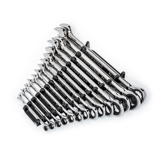 90-Tooth 12 Point SAE Wrench Set, Ratcheting Combination, 14 Pieces, Imperial Nia-Chem Ltd.