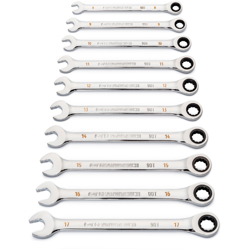 90-Tooth 12 Point Wrench Set, Ratcheting Combination, 12 Pieces, Metric Nia-Chem Ltd.