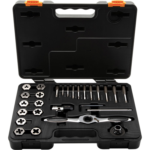 Metric Ratcheting Tap & Die Set, 27 Pieces Nia-Chem Ltd.
