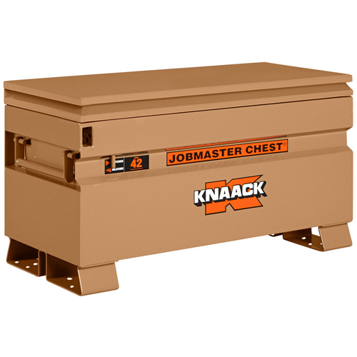 Model 42 Jobsite Chest with Padlock, 42" x 19" x 23-3/8", Steel, Tan Nia-Chem Ltd.