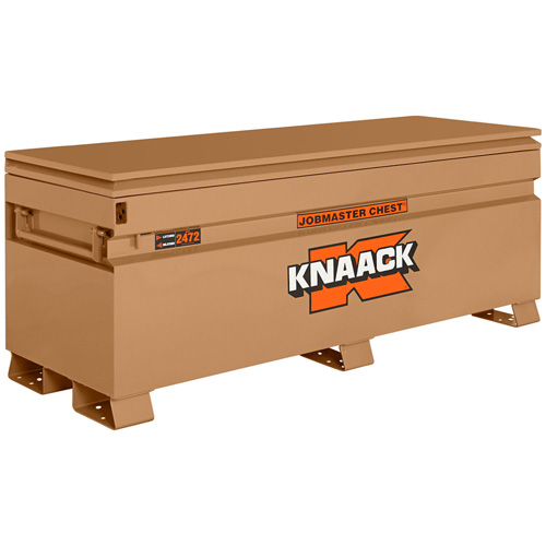 Model 2472 Jobsite Chest with Padlock, 72" x 24" x 28-1/4", Steel, Tan Nia-Chem Ltd.