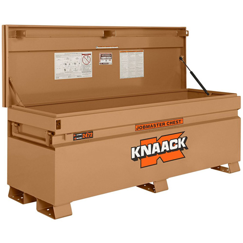Model 2472 Jobsite Chest with Padlock, 72" x 24" x 28-1/4", Steel, Tan Nia-Chem Ltd.