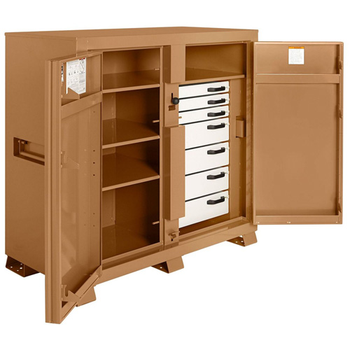Armoire de chantier mod&egrave;le 112 avec cadenas, Acier, 54,9 pi³, Havane Nia-Chem Ltd.