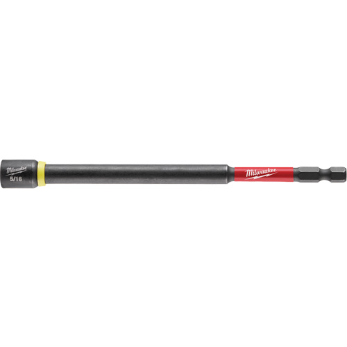 SHOCKWAVE Impact Duty Nut Driver, 5/16" Tip, 1/4" Drive, 6" L, Magnetic Nia-Chem Ltd.
