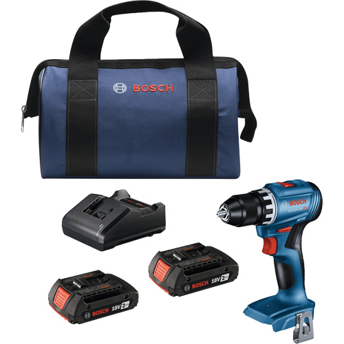 Compact Brushless Drill/Driver Kit, Lithium-Ion, 18 V, 1/2" Chuck, 400 in-lbs. Torque Nia-Chem Ltd.
