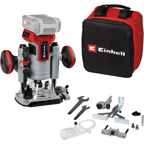 Professional Cordless Compact Router with Fixed Base & Plunge Base (Tool Only) Nia-Chem Ltd.