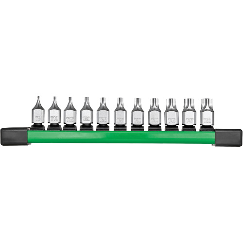 Jeu de douilles &agrave; embouts &agrave; profil bas, Torx, Prise 1/4", 11 mr Nia-Chem Ltd.